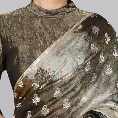 Carmela Brocade Saree