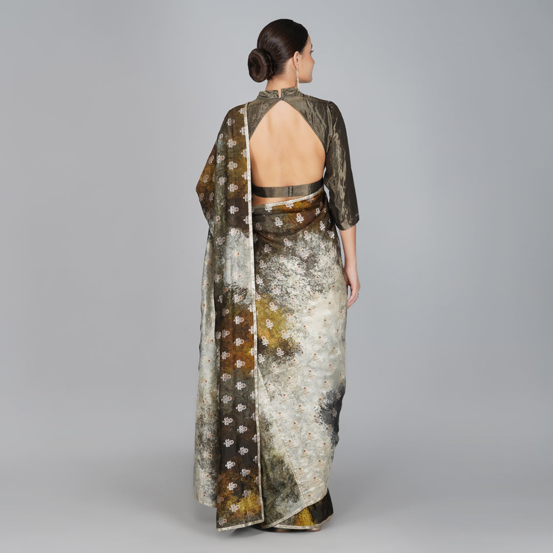 Carmela Brocade Saree