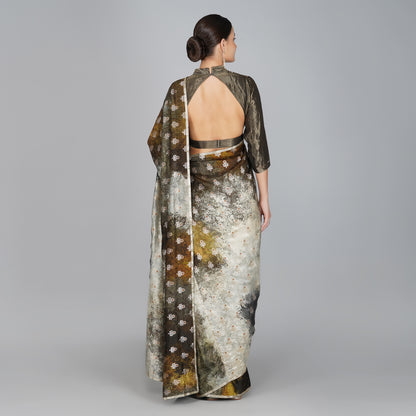Carmela Brocade Saree