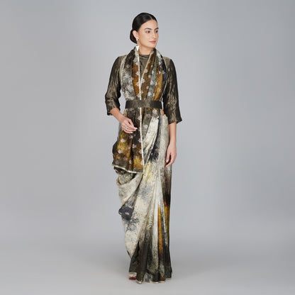 Carmela Brocade Saree