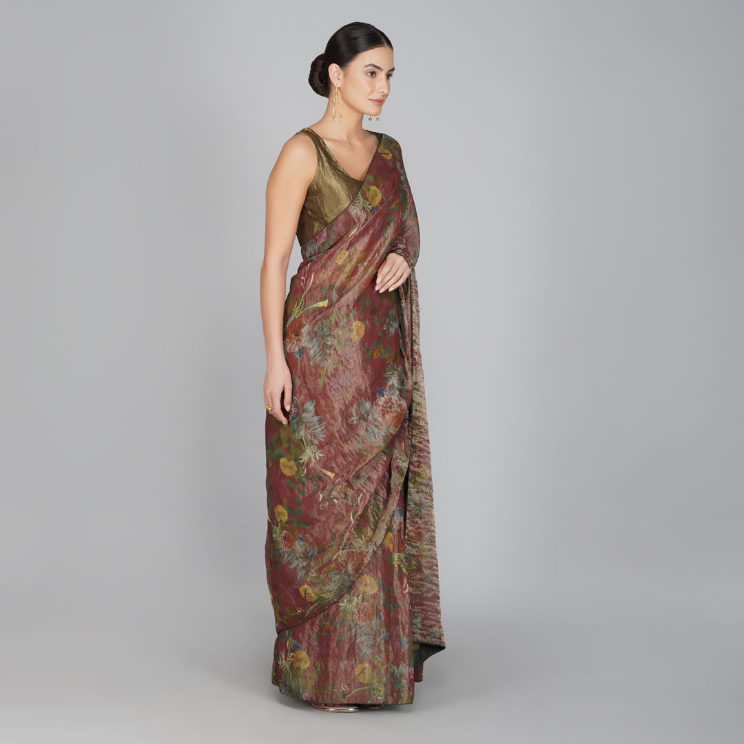 Viola Tissue Saree