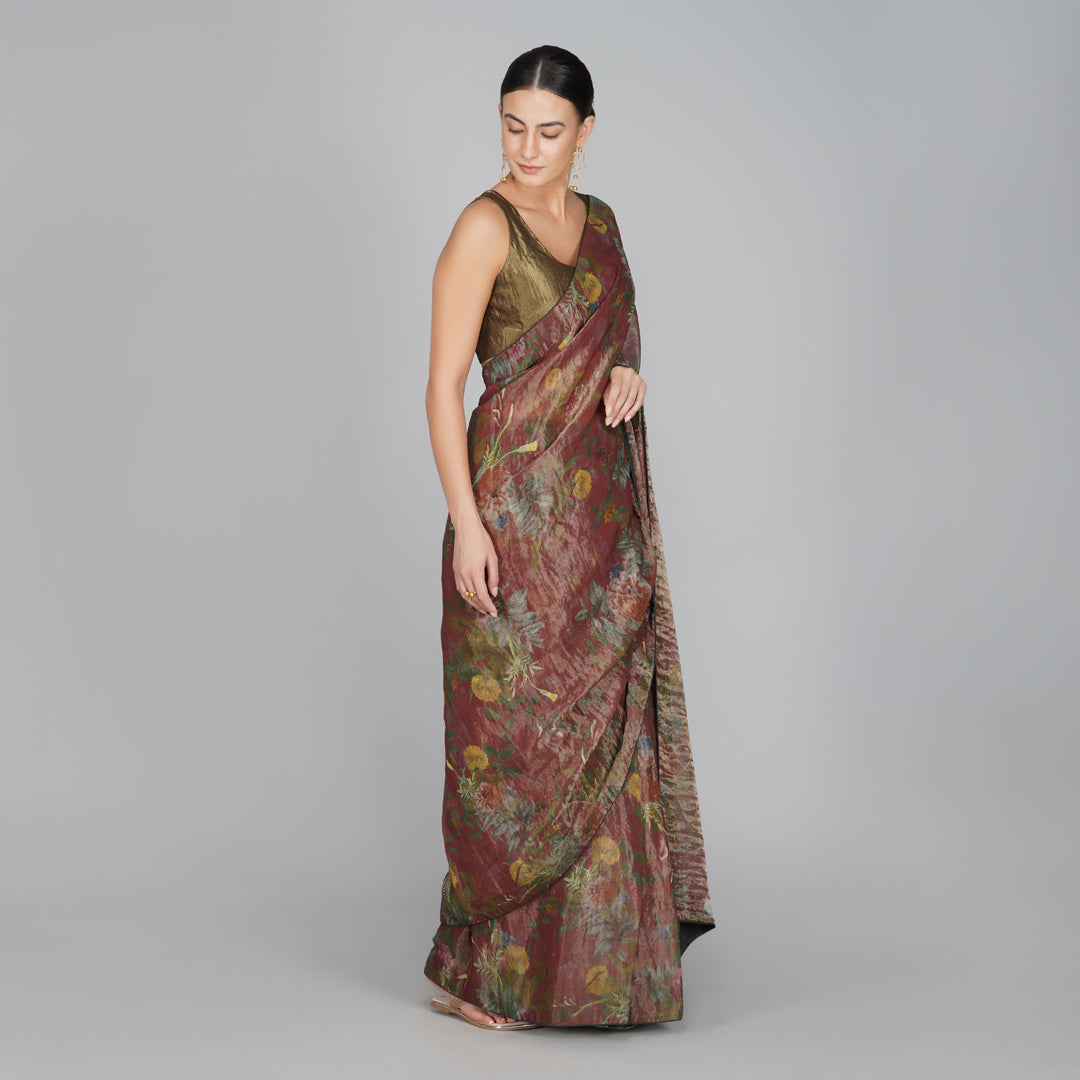 Viola Tissue Saree