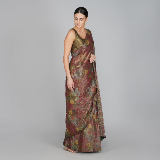 Viola Tissue Saree