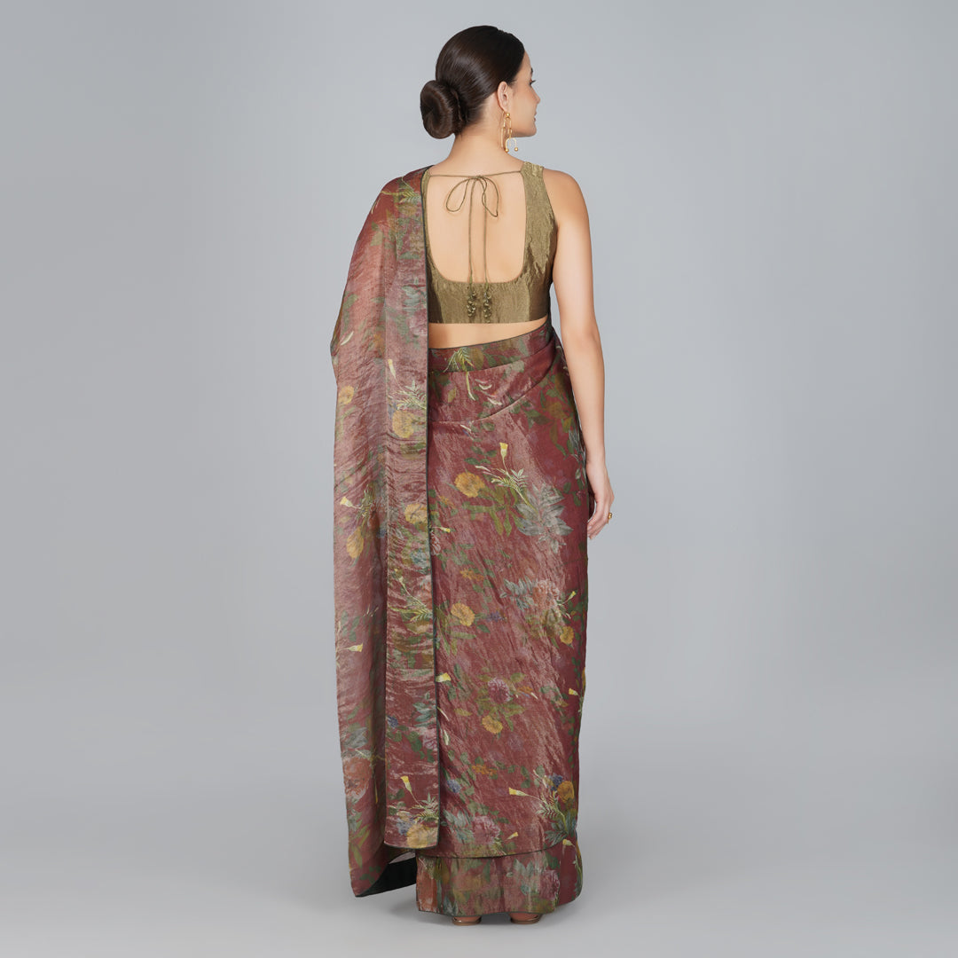 Viola Tissue Saree
