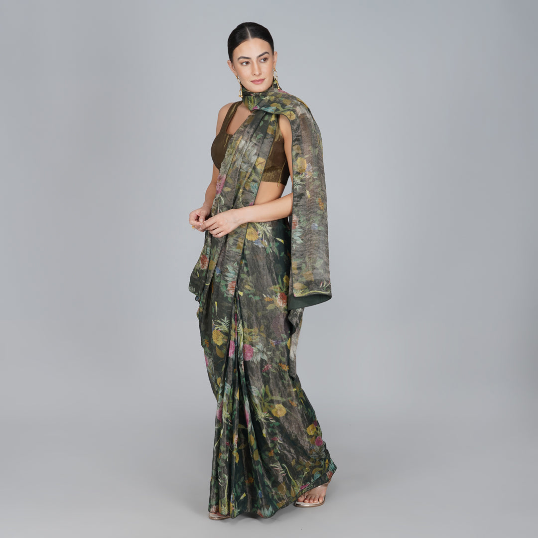 Posy Tissue Saree