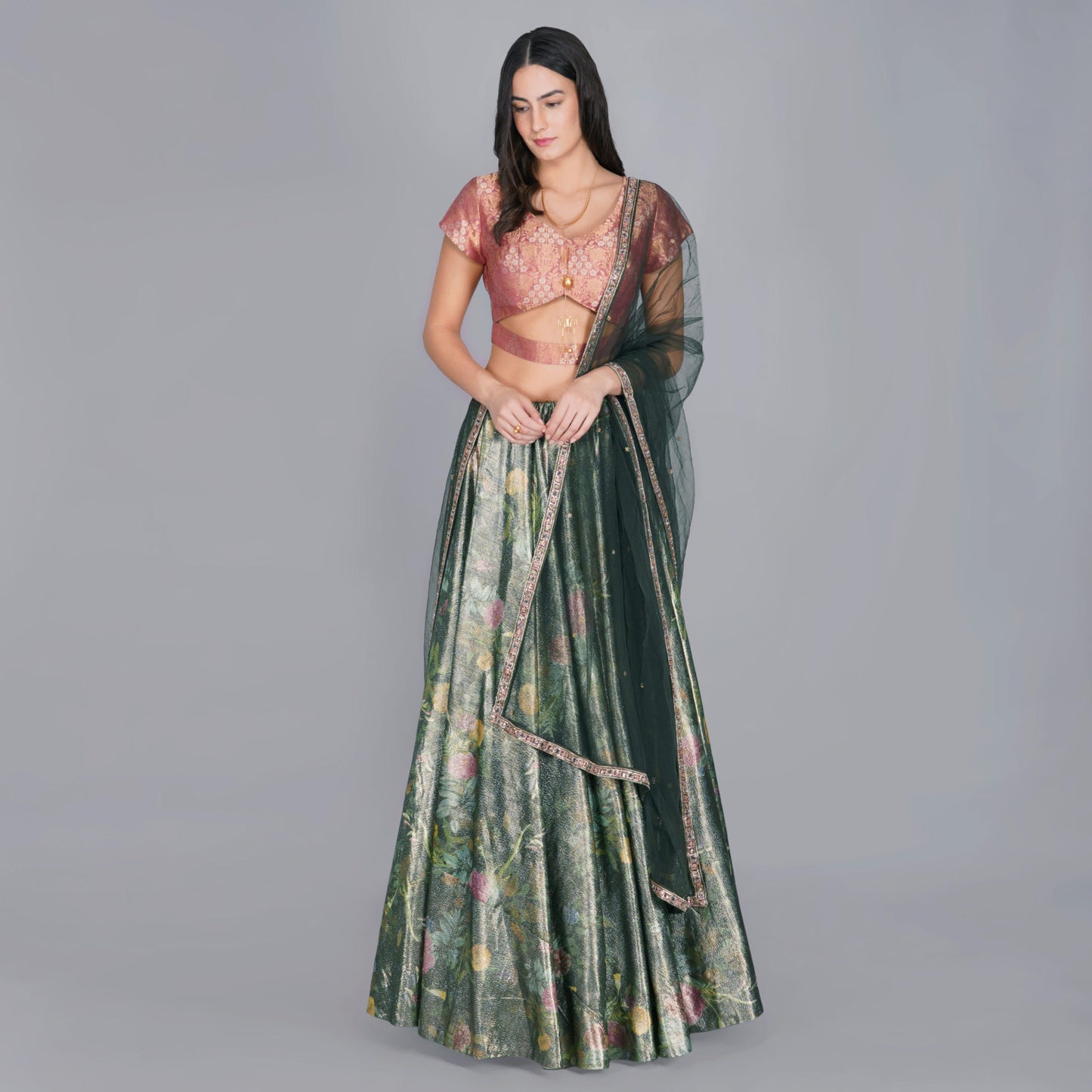 Flower Duet Dupatta