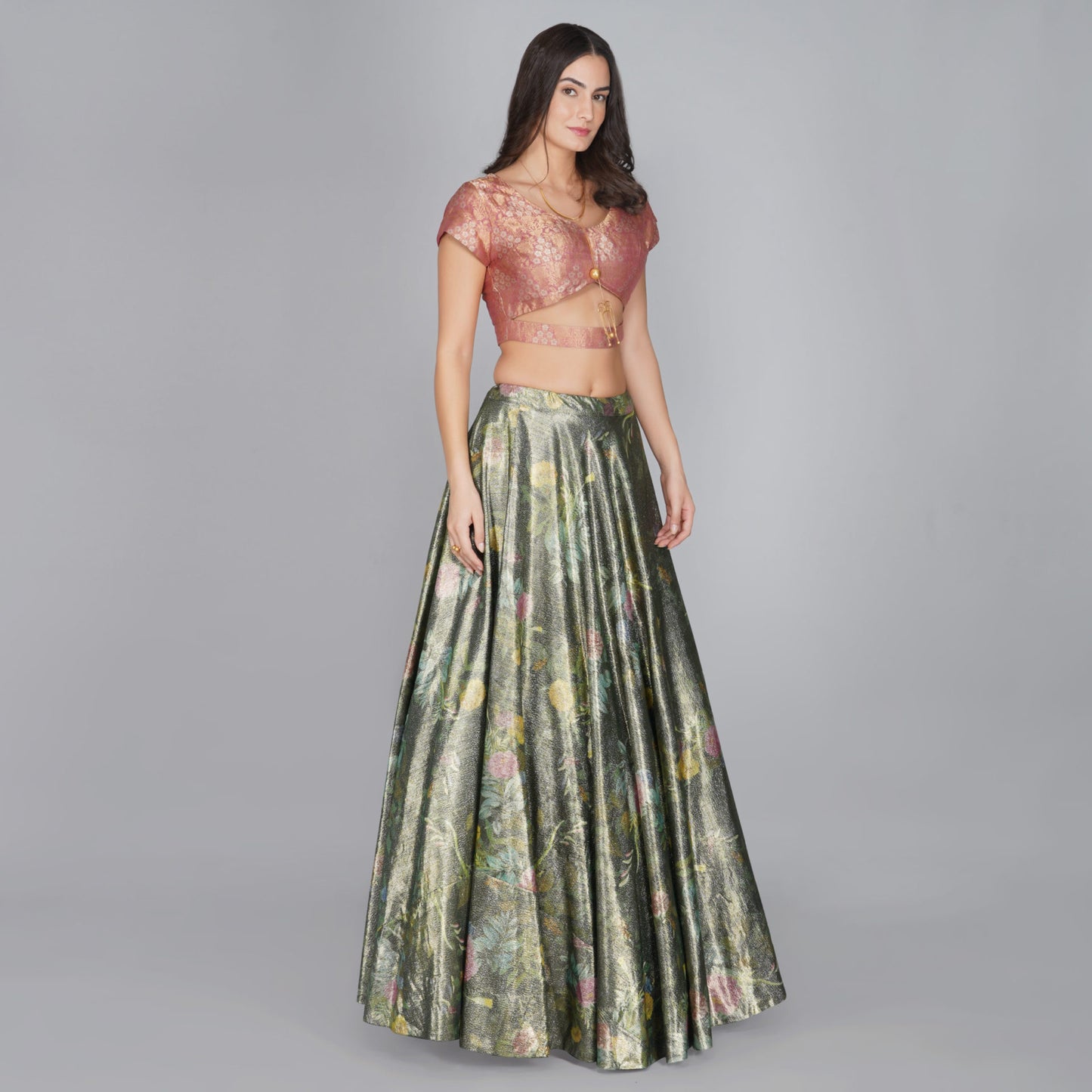 Flower Duet Lehenga Skirt
