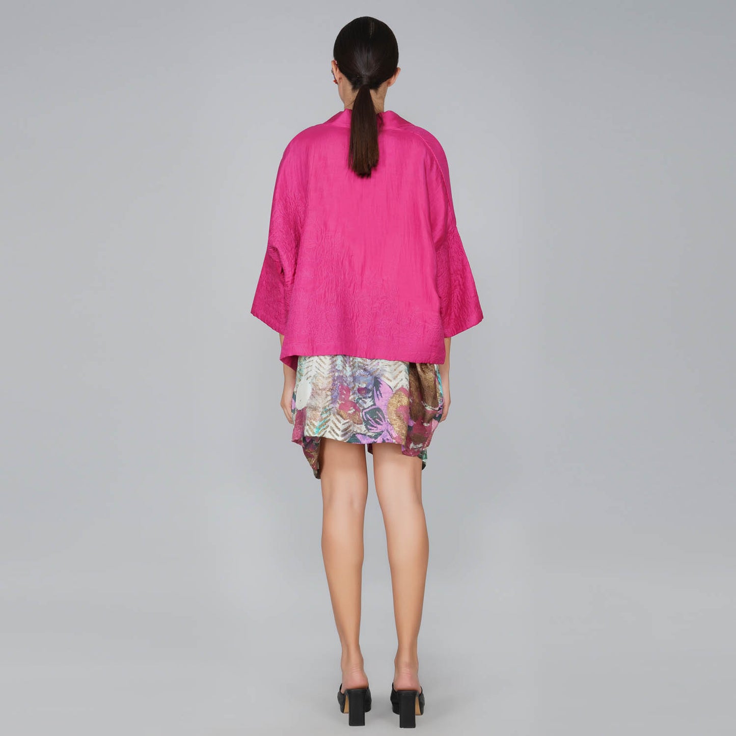 Fuchsia Quilted Jacket