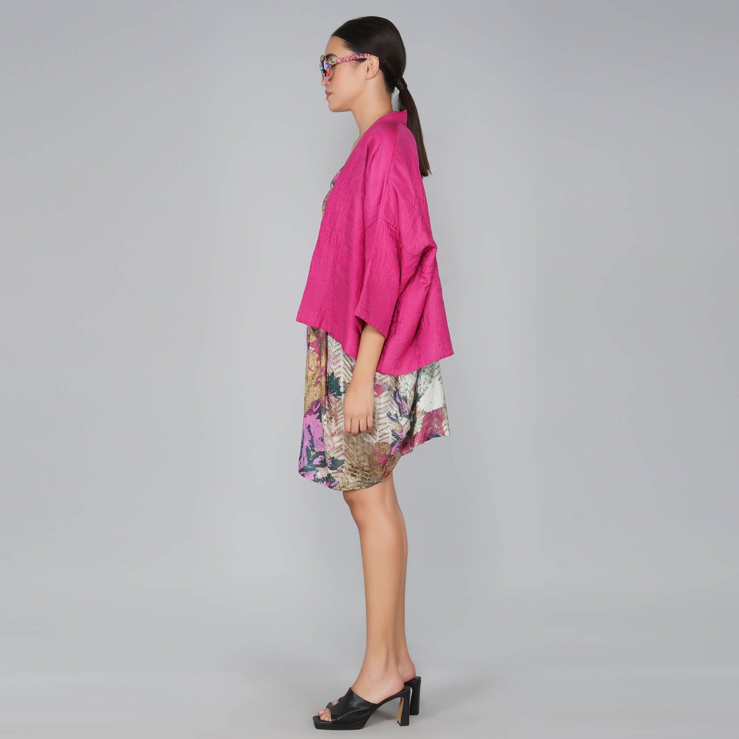 Fuchsia Quilted Jacket