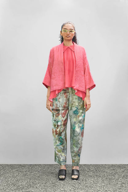 Fuchsia Quilted Jacket