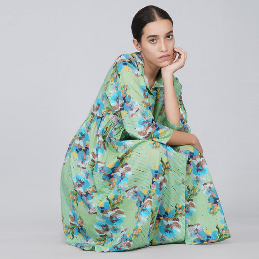 Mint Bloom Dress