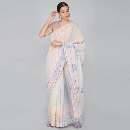 Pearl &amp; Peaches Saree