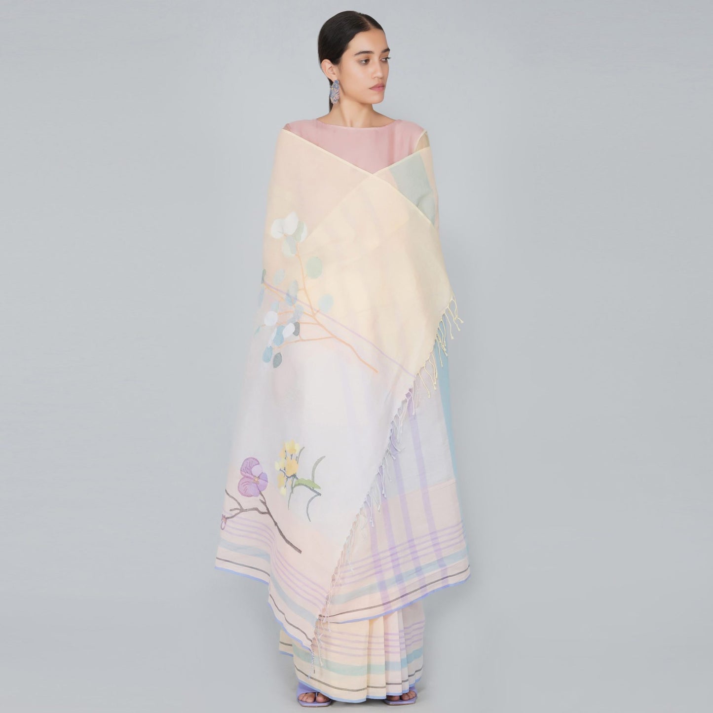 Pearl &amp; Peaches Saree