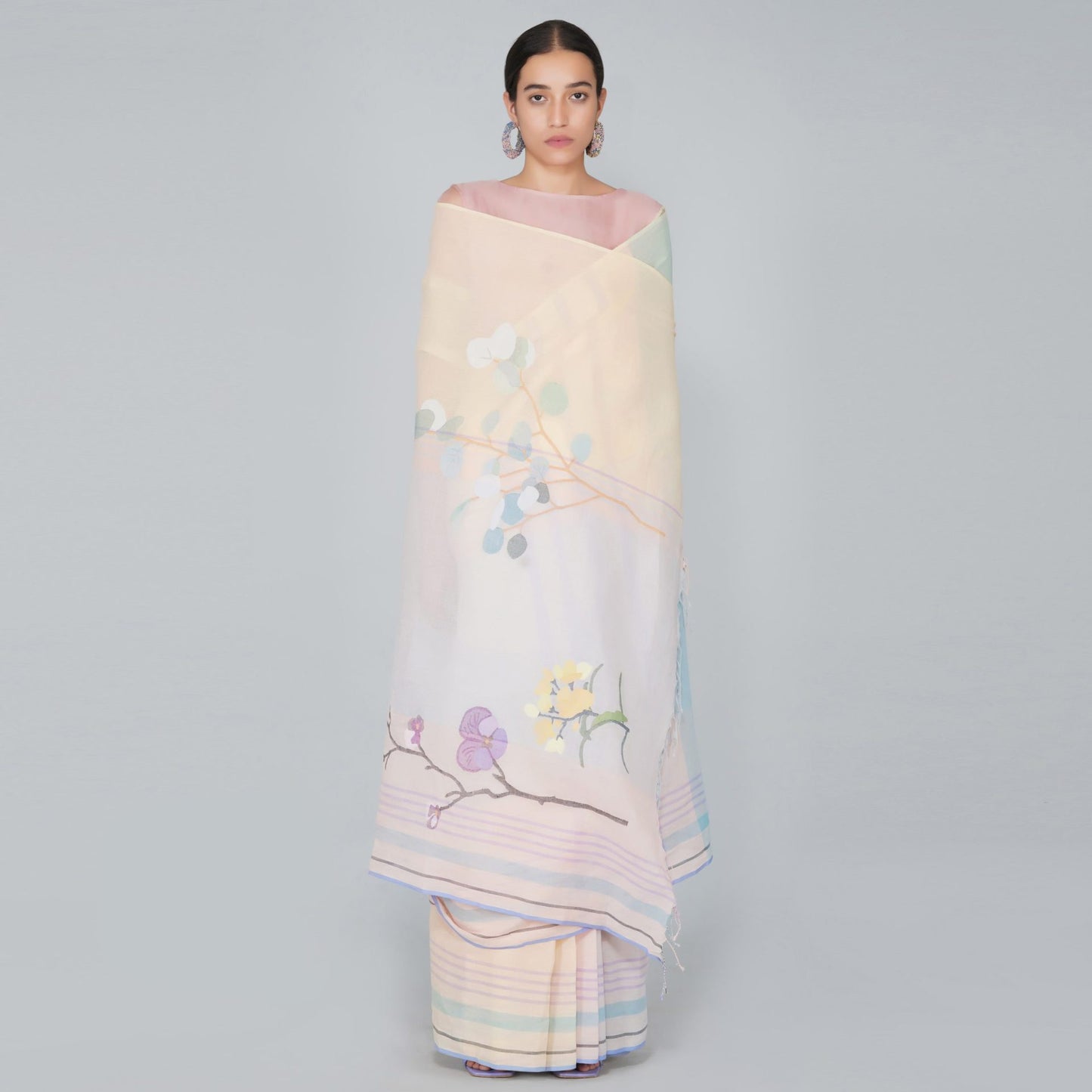 Pearl &amp; Peaches Saree