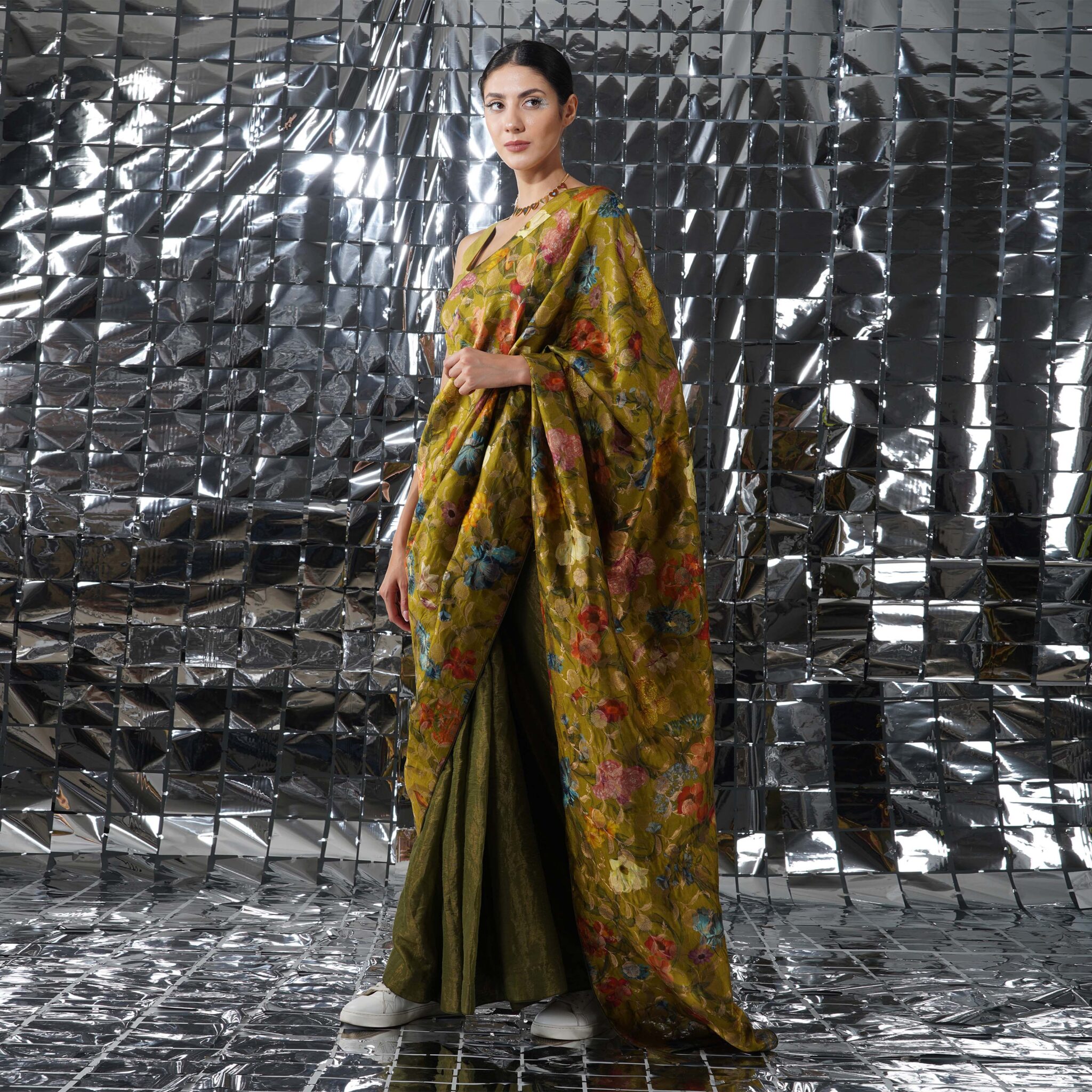 SUNRISE HALF N HALF SAREE - Image 5